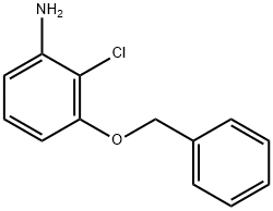 Benzenamine, 2-chloro-3-(phenylmethoxy)- 结构式