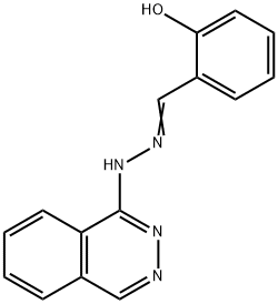 2-Hydroxybenzaldehyde 1-phthalazinyl hydrazone 结构式