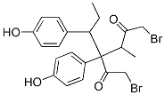 bis(bromoacetyl)hexestrol 结构式