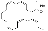 顺式-4,7,10,13,16,19-二十二碳六烯酸 钠盐 结构式