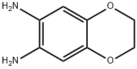 2,3-二氢-1,4-苯并二氧杂芑-6,7-二胺 结构式