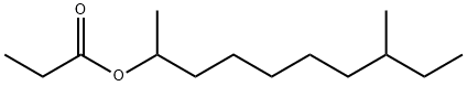 1,7-二甲基壬醇丙酸酯 结构式