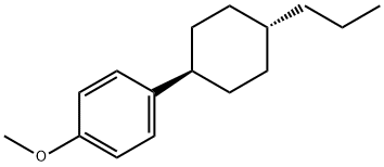 1-甲氧基-4-(反式-4-丙基环己基)苯 结构式