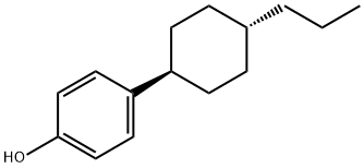 反式-4-丙基环己基苯酚 结构式