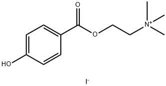 P-羟基甲苯酰碘化胆碱 结构式
