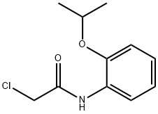 2-氯-N-(2-丙-2-氧基苯基)乙酰胺 结构式