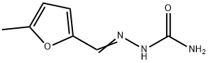 (E)-2-((5-甲基呋喃-2-基)甲基烯)肼-1-甲酰胺 结构式