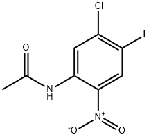 5'-氯-4'-氟-2'-硝基乙酰苯胺 结构式