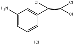 3-(三氯乙烯基)苯胺盐酸盐 结构式