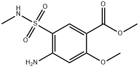 甲基 4-氨基-2-甲氧基-5-(N-甲基氨磺酰)苯酸盐 结构式