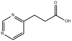 3-嘧啶-4-基-丙酸 结构式