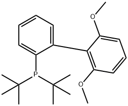 2-二-叔丁基膦-2',6'-二甲氧基联苯 结构式