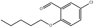 5-氯-2-戊氧基-苯甲醛 结构式