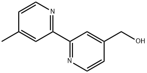 4-羟甲基-4'-甲基-2,2'-联吡啶 结构式