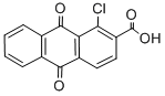 1-氯-9,10-二氢-9,10-二氧-2-蒽甲酸 结构式