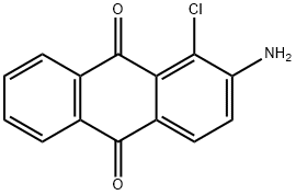 2-氨基-1-氯-9,10-二氢蒽-9,10-二酮 结构式