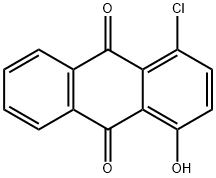 1-chloro-4-hydroxyanthraquinone  结构式