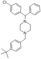 布克立嗪 结构式
