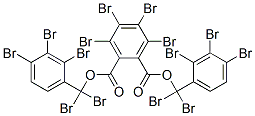 bis(pentabromobenzyl) tetrabromophthalate 结构式