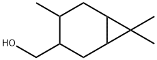 4,7,7,-trimethylbicyclo[4.1.0]heptane-3-methanol  结构式