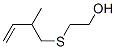 2-[(2-methylbut-3-enyl)thio]ethanol 结构式
