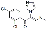 2-Propen-1-one,  1-(2,4-dichlorophenyl)-3-(dimethylamino)-2-(1H-imidazol-1-yl)- 结构式