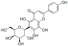 4H-1-Benzopyran-4-one, 6-beta-D-galactopyranosyl-5,7,8-trihydroxy-2-(4 -hydroxyphenyl)- 结构式