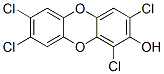 2-hydroxy-1,3,7,8-tetrachlorodibenzo-4-dioxin 结构式