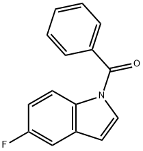 5-fluoro-1-benzoyl-1H-indole 结构式