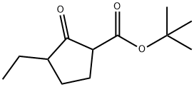 Cyclopentanecarboxylic acid, 3-ethyl-2-oxo-, 1,1-dimethylethyl ester (9CI) 结构式