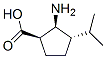 Cyclopentanecarboxylic acid, 2-amino-3-(1-methylethyl)-, (1R,2S,3S)- (9CI) 结构式