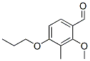 Benzaldehyde, 2-methoxy-3-methyl-4-propoxy- (9CI) 结构式