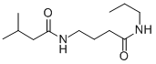 Butanamide, 3-methyl-N-(4-oxo-4-(propylamino)butyl)- 结构式
