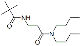 N-[2-(dibutylcarbamoyl)ethyl]-2,2-dimethyl-propanamide 结构式