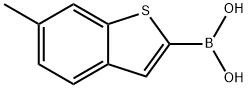 6-METHYLBENZO[B]THIENE-2-BORONIC ACID 结构式
