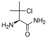 Butanamide,  2-amino-3-chloro-3-methyl-,  (2R)- 结构式