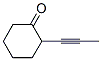 Cyclohexanone, 2-(1-propynyl)- (9CI) 结构式