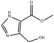 5-羟甲基咪唑-4-甲酸甲酯 结构式