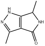 Pyrrolo[3,4-c]pyrazol-4(1H)-one,  5,6-dihydro-3,6-dimethyl- 结构式