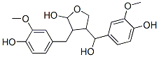 3-Furanmethanol, tetrahydro-5-hydroxy-alpha-(4-hydroxy-3-methoxyphenyl )-4-((4-hydroxy-3-methoxyphenyl)methyl)- 结构式