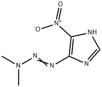 4-(3,3-Dimethyltriazeno)-5-nitroimidazole 结构式