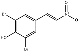 2,6-dibromo-4-(2-nitroethenyl)phenol 结构式