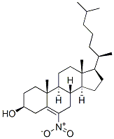 Cholest-5-en-3-ol, 6-nitro-, (3beta)- 结构式