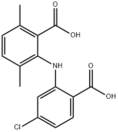 4-chloro-3',6'-dimethyl-2,2'-iminodibenzoate 结构式