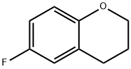 6-氟-3,4-二氢-2H-1-苯并吡喃 结构式