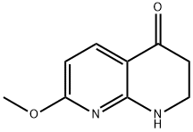 7-甲氧基-2,3-二氢-1,8-萘啶-4(1H)-酮 结构式