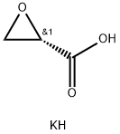 (S)-环氧乙烷-2-羧酸钾 结构式