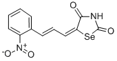 5-(3-(2-Nitrophenyl)-2-propenylidene)selenazolidine-2,4-dione 结构式