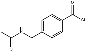 Benzoyl chloride, 4-[(acetylamino)methyl]- (9CI) 结构式