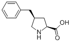(4S)-4-苄基-L-脯氨酸 结构式